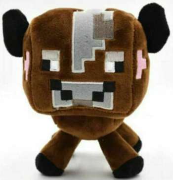 Minecraft Brown Cow Plush