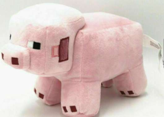 Minecraft Pink Pig plush