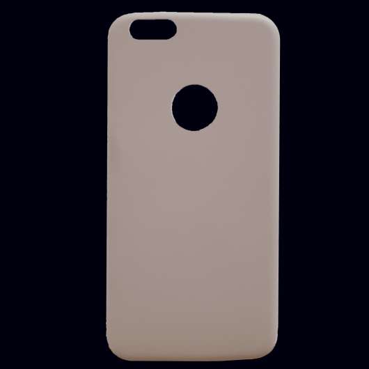 Mobilskal iPhone 6+ blek rosa, hål för logo