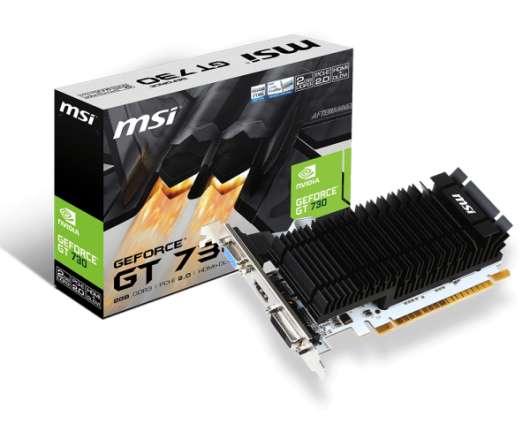 MSI GeForce GT 730 2GB (N730K-2GD3H/LP)