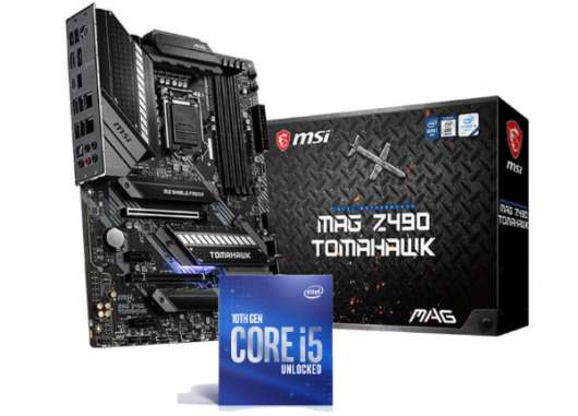 MSI MAG Z490 TOMAHAWK + Intel i5 10600K