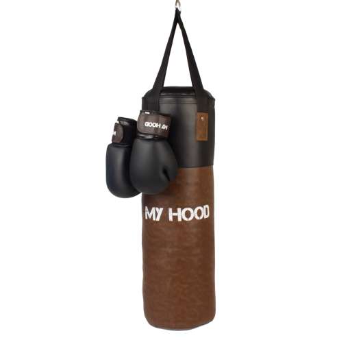 My Hood - Boxing Bag with Gloves - Retro