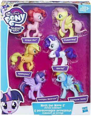 My Little Pony Meet The Mane 6 Ponies Collection