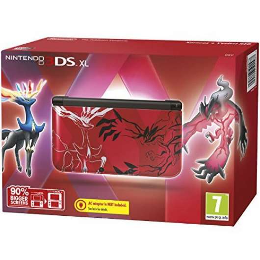 Nintendo 3DS XL Röd Pokemon XY