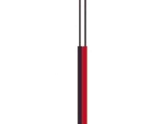 NKT Autoledning, tvillingledning 2x0,75 mm² PVTAU rød/sort spole, kabeldiameter 2,7 x 5,6 mm - (100 meter)