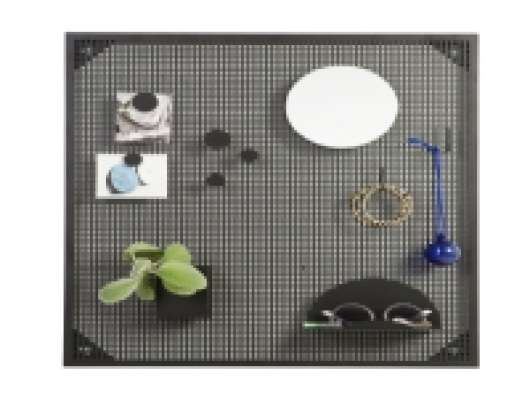 OK Design Denmark Magneetbord van gepoedercoat metaal zwart