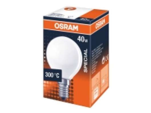 OSRAM SPECIAL OVEN P - Glödlampa - form: P45 - glaserad finish - E14 - 40 W - klass E - 2700 K