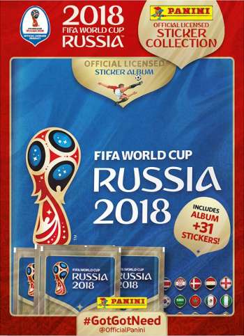 Panini FIFA World Cup 2018 Sticker Starter Pack