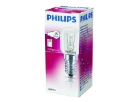 Philips Appliance - Glödlampa - form: T25 - klar finish - E14 - 15 W - klass E - 2700 K