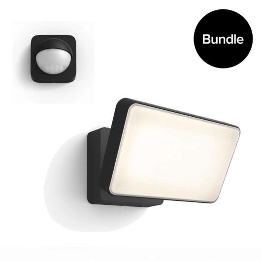 Philips Hue - Welcome Black Outdoor Warm White + Outdoor Sensor - Bundle
