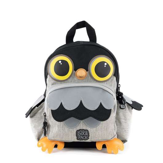 Pick & Pack - Owl Shape Backpack 7 L - Grey (677610)
