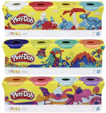 Play-Doh Classic Color Tubs - 4-Pack