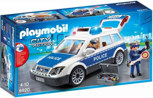 Playmobil - Polisbil med ljus och ljud (6920)