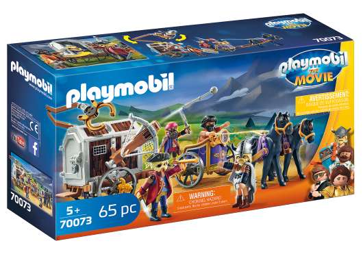 Playmobil THE MOVIE Charlie with Prison Wagon