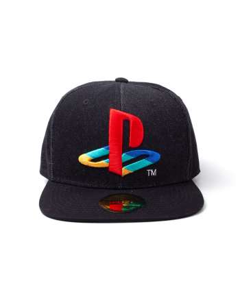 Playstation - Logo Denim Snapback Cap (One-size)