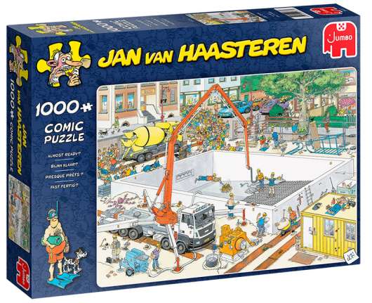 Pussel Jan van Haasteren Almost Ready - 1000 Bitar