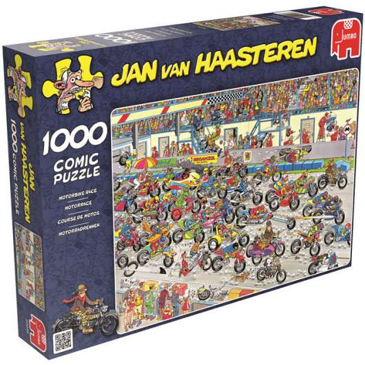 Pussel Jan van Haasteren Motorbike Race 1000 Bitar