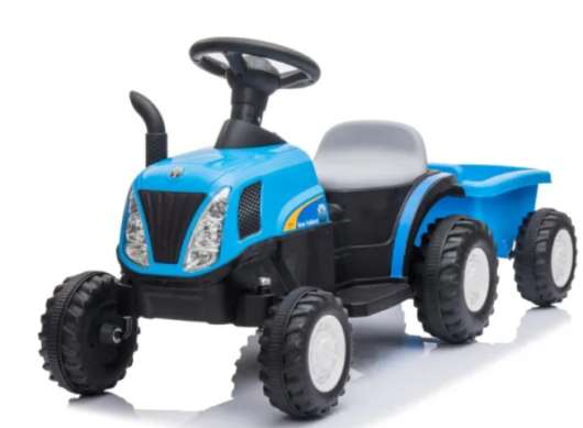 Race N Ride Electric Tractor Licensed New Holland T7