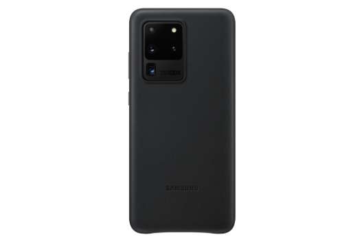 Samsung Galaxy S20 ULTRA / Samsung / Leather Cover - Svart