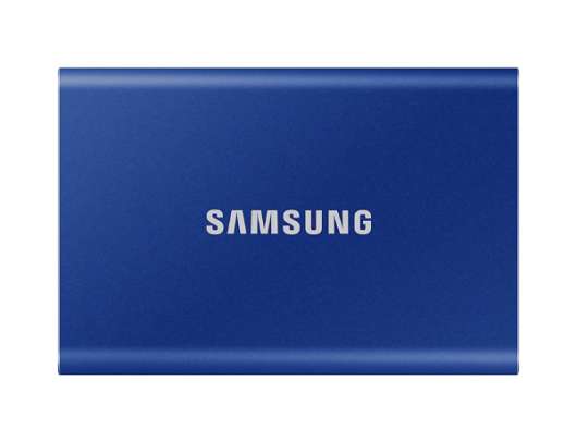 Samsung Portable SSD T7 500GB (USB 3.2) - Blå