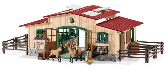 Schleich Horse Stable With Accessories