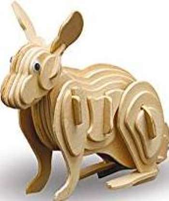 Siva Toys858/3 Wood Construction Rabbit