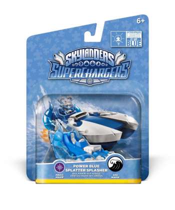 Skylanders SuperChargers Vehicle Splatter Splasher Blue