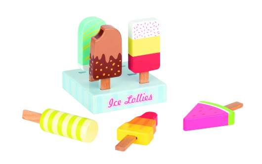 Small Wood Wooden Ice Lollies L40228