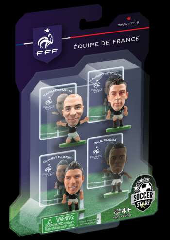 Soccerstarz France 4 player blister pack C