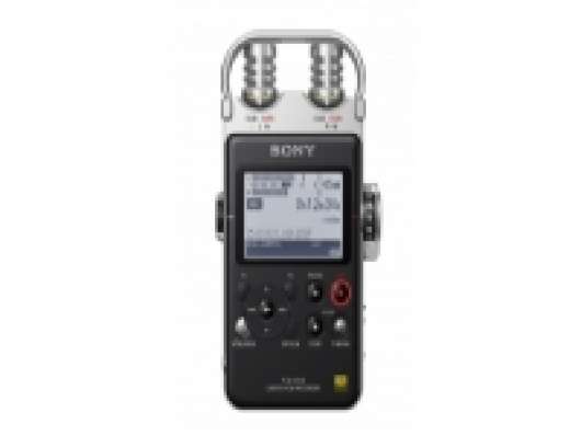 Sony PCM-D100, 98 dB, 0,008%, 20 - 50000 hz, 22000 O, Svart, 394 g