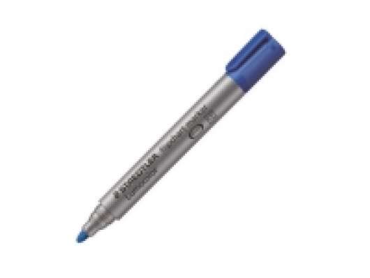 STAEDTLER Lumocolor - Markering - för flipdiagram - blå - vattenbaserat bläck - 2 mm