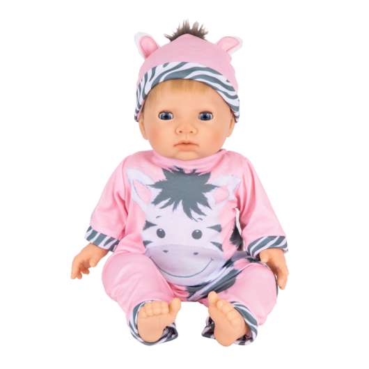 Tiny Treasure Blond haired Doll Zebra outfit 30267