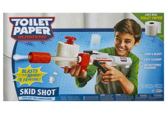 Toilet Paper Blasters Skid Shot