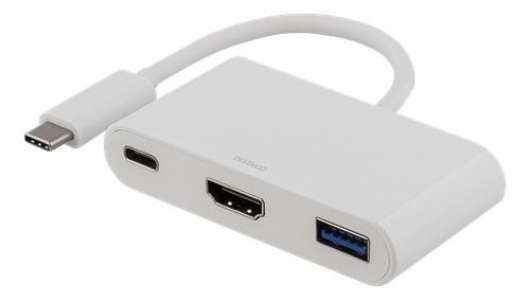 USB-C till HDMI och USB Typ A adapter, USB-C , 5Gb/s